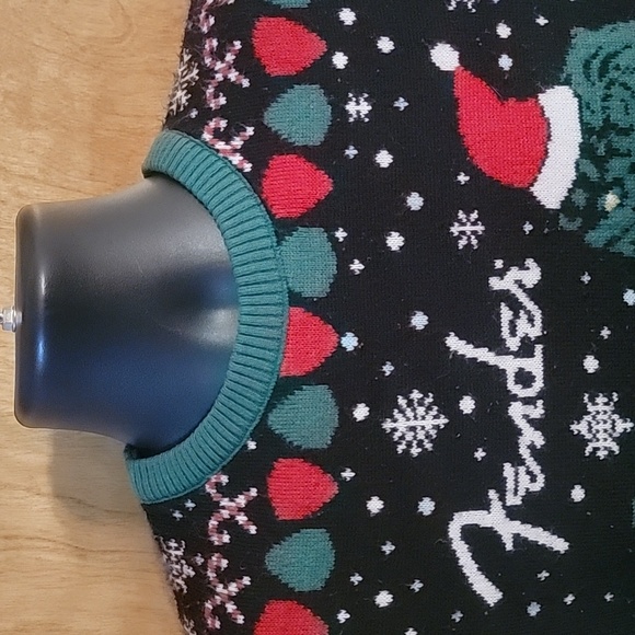 Fender® 2023 T-Rex Ugly Christmas Sweater Size Small - Picture 2 of 6